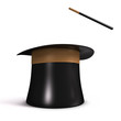 Illustration: Magic Hat, your text on the hat. Magic Hat, your text on the hat.