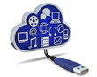 cloud mit usb Stecker