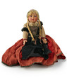 Ceramic old dolly in german style Ceramic old dolly in german style