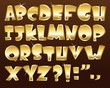 Gold alphabet