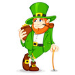 Leprechaun with Gold Coin Pot