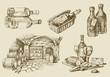 wine-original hand drawn collection