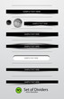 Shadow dividers Shadow dividers