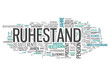 Wortwolke "Ruhestand"