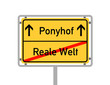 Ponyhof reale Welt