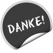 TF-Sticker rund curl unten DANKE!