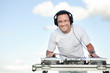 young disc jockey