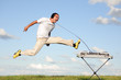 jumping disc jockey
