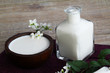Schönheitsbad mit Milch
