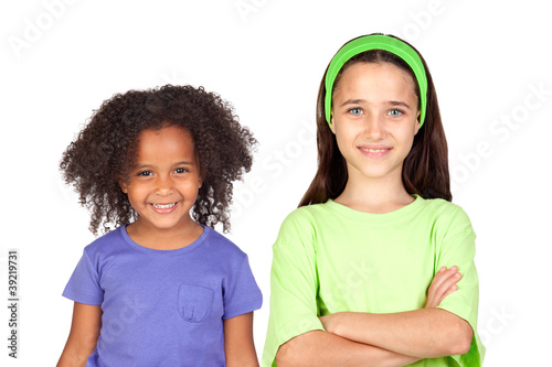 Photo: Adorable girls of different races Adorable girls of different races