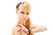 fashion woman with jewelry