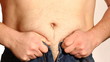Overweight man