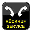Glossy Button schwarz - Rückruf Service