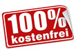 100% kostenfrei sticker button aufkleber rot weiß