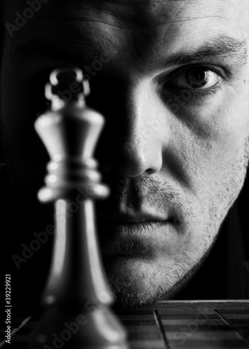 Photo: The chess player The chess player