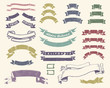 Vintage ribbons set