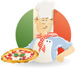 Vetor: Pizza boy Pizza boy