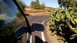 Driving on a beautiful high mountain road