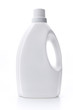 Weiße Plastikflasche