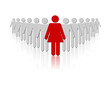leader,  men, woman