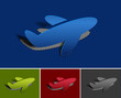 airplane peel off vector design element. airplane peel off vector design element.