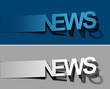 News peel off vector design element