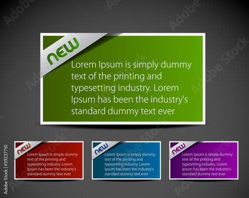Vector: advertisement labels stickers advertisement labels stickers