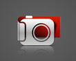 vector glossy camera web icon vector glossy camera web icon