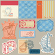 Summer seaside doodles - Hand drawn collection in vector