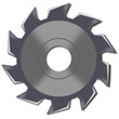 Saw blade with many sharp teeth - Illustration