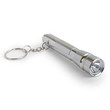 Foto: silver flashlight torch isolated on white background silver flashlight torch isolated on white background
