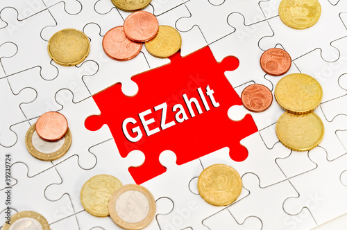 Foto: gezahlt Puzzle gezahlt Puzzle