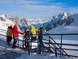 Photo: Tourists in Vallèe Blanche Tourists in Vallèe Blanche