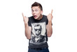 Photo: Young guy in studio Young guy in studio