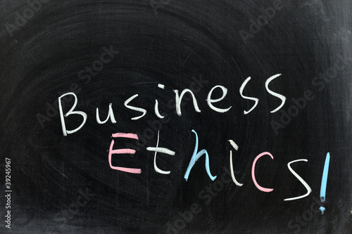 Photo: Business ethics Business ethics