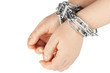 Hands  in a chain