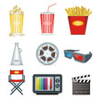 Vector: movie icons movie icons