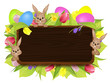 Happy Easter frame