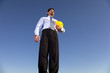 Engineer at the construction site