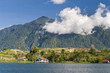 House on an island on the lake of Sentani