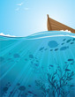 water sea and boat
