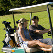 entspannt unterwegs auf dem Golfplatz