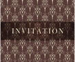 Vector: Retro vector brown invitation card Retro vector brown invitation card