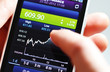 Stock diagram on the screen