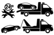 Car Towing Truck Icon.