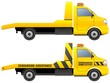 Roadside assistance car towing truck.