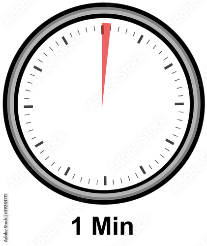 set timer for one minute