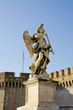 Marble statue of angel from the Sant'Angelo Bridge in Rome Marble statue of angel from the Sant'Angelo Bridge in Rome