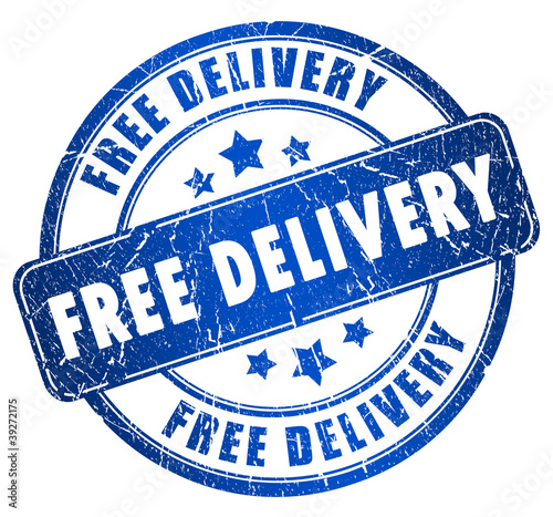 Illustration: Free delivery stamp Free delivery stamp