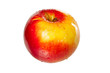 Red juicy fresh apple isolated